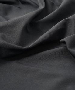 Black Plain Cotton Fabric 189 – Fabrics4Fashion